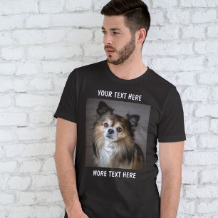 Personalised Photo and Text Or Name T-Shirt