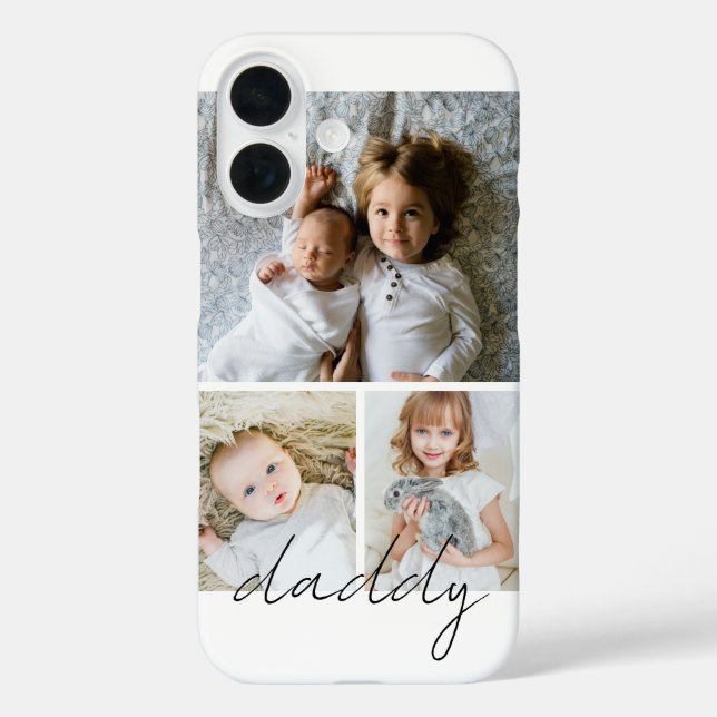 Personalised Photo and Text Photo Collage Case-Mate iPhone Case (Back)
