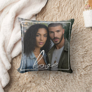 Personalised Photo and Text Photo Collage Cushion