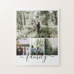 Personalised Photo and Text Photo Collage Family Jigsaw Puzzle<br><div class="desc">Make a Personalised family Photo keepsake jigsaw  - puzzle from Ricaso - add your own photos and text - photo collage keepsake gifts</div>