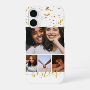Personalised Photo and Text Photo Collage Friends iPhone 16 Case