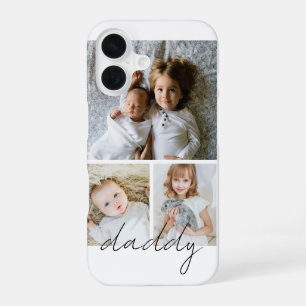 Personalised Photo and Text Photo Collage iPhone 16 Case