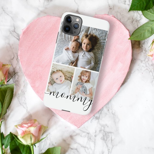 Personalised Photo and Text Photo Collage iPhone Case (Creator Uploaded)
