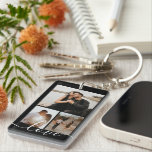 Personalised Photo and Text Photo Collage Key Ring<br><div class="desc">Make a Personalised Photo keepsake keychain from Ricaso - add your own photos and text - photo collage keepsake gifts</div>