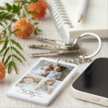 Personalised Photo and Text Photo Collage Key Ring<br><div class="desc">Make a Personalised Photo keepsake keychain from Ricaso - add your own photos and text - photo collage keepsake gifts</div>