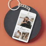 Personalised Photo and Text Photo Collage Key Ring<br><div class="desc">Make a Personalised Photo keepsake keychain from Ricaso - add your own photos and text - photo collage keepsake gifts</div>