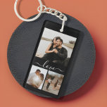 Personalised Photo and Text Photo Collage Key Ring<br><div class="desc">Make a Personalised Photo keepsake keychain from Ricaso - add your own photos and text - photo collage keepsake gifts</div>