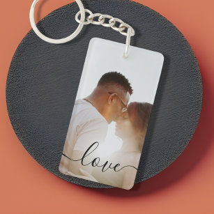 Personalised Photo and Text Photo Collage Key Ring