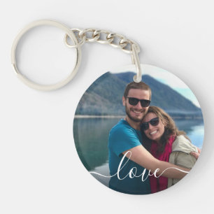 Personalised Photo and Text Photo Collage Key Ring