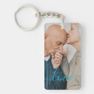 Personalised Photo and Text Photo Collage Keychain