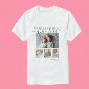 Personalised Photo and Text Photo Collage T-Shirt