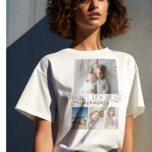 Personalised Photo and Text Photo Collage T-Shirt