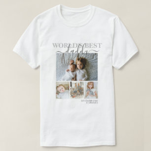 Personalised Photo and Text Photo Collage T-Shirt