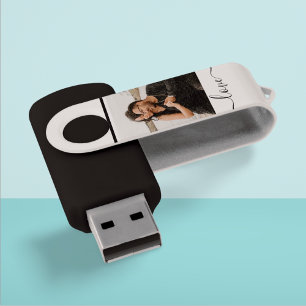 Personalised Photo and Text Photo Collage  USB Flash Drive