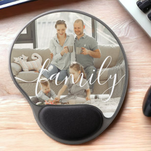 Personalised Photo and Text Photo Gel Mouse Mat
