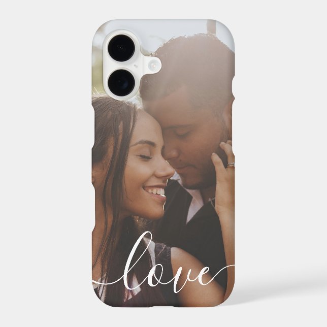 Personalised Photo and Text Photo Love (Back)