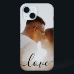 Personalised Photo and Text Photo Love iPhone 15 Case<br><div class="desc">Make a Personalised Photo keepsake cell phone case from Ricaso - add your own photos and text - photo keepsake gifts</div>