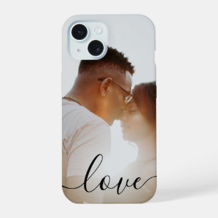 Personalised Photo and Text Photo Love iPhone 15 Case