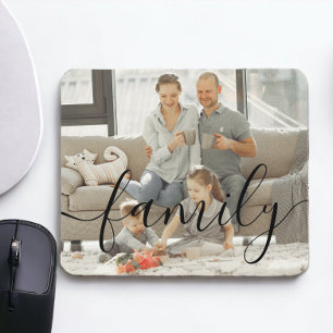 Personalised Photo and Text Photo Mouse Mat