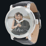 Personalised Photo and Text Photo Watch<br><div class="desc">Make a Personalised Photo keepsake wrist watch from Ricaso - add your own photos and text - photo keepsake gifts</div>