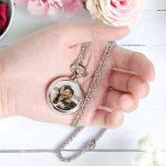Personalised Photo and Text Photo Watch<br><div class="desc">Make a Personalised Photo keepsake necklace watch from Ricaso - add your own photos and text - photo keepsake gifts for yourself or for a loved one,  family,  friend</div>