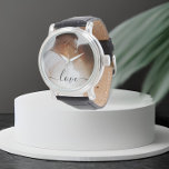 Personalised Photo and Text Photo Watch<br><div class="desc">Make a Personalised Photo keepsake wrist watch from Ricaso - add your own photos and text - photo keepsake gifts</div>