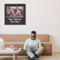 Personalised Photo and Text Print