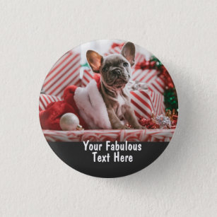 Personalised photo and text Small Cute 3 Cm Round Badge