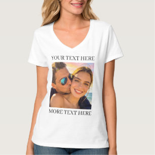 Personalised Photo and Text T-Shirt