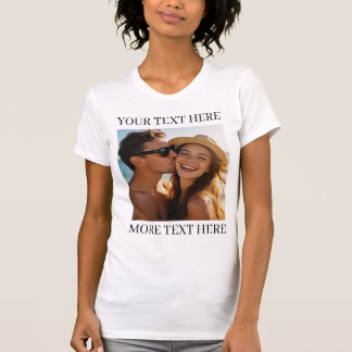 Personalised Photo and Text T-Shirt
