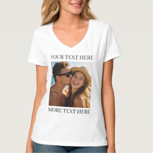 Personalised Photo and Text T-Shirt