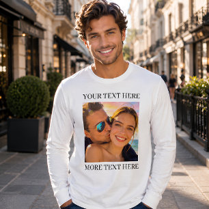 Personalised Photo and Text T-Shirt