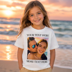 Personalised Photo and Text T-Shirt