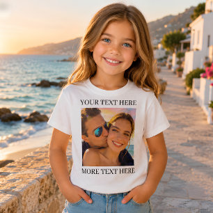 Personalised Photo and Text T-Shirt