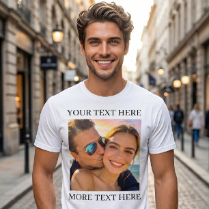 Personalised Photo and Text T-Shirt