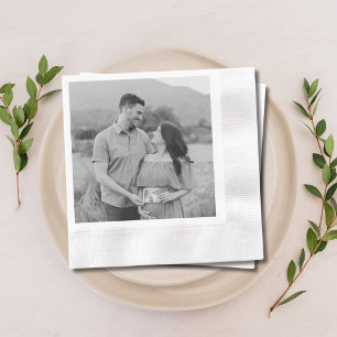 Personalised Photo Baby Shower Napkins