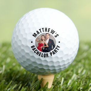Personalised Photo Bachelor Party Golf Balls