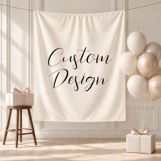 Personalised Photo Bachelorette Wedding Decor Tapestry