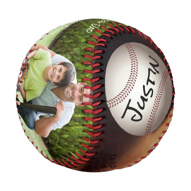 Personalised Photo Baseball (Angled)