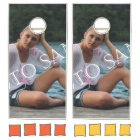 Personalised photo Bean Bag Toss. Make your own!