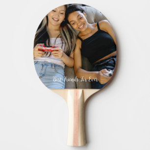 Personalised Photo Best Friends Forever Custom Ping Pong Paddle