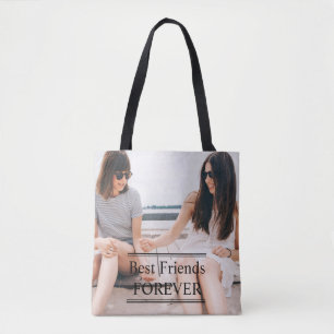 Personalised Photo Best Friends Forever Tote Bag