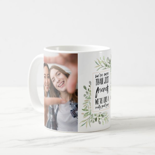 Personalised Photo Best Friends Mug (Front Left)