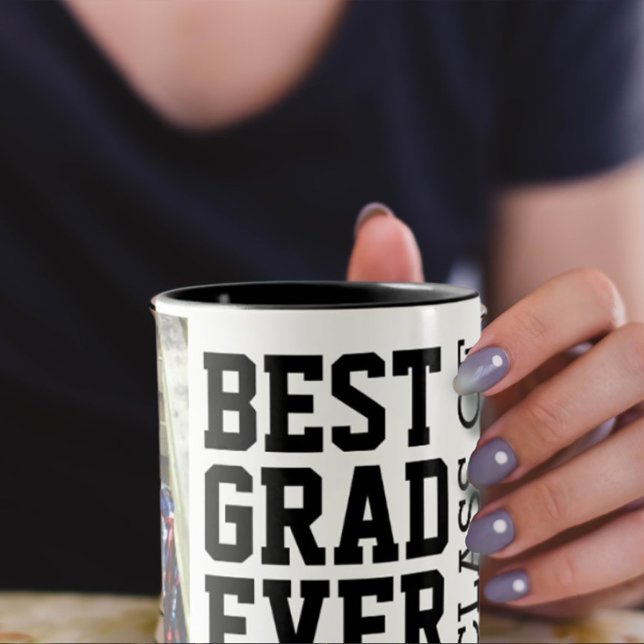 Personalised Photo Best Grad Ever Class of 2024 Mug (Creator Uploaded)