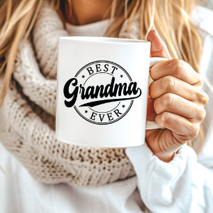 Personalised Photo Best Grandma Ever Gift Coffee Mug