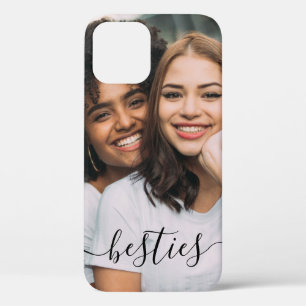 Personalised Photo Besties Best Friends iPhone 12 Case