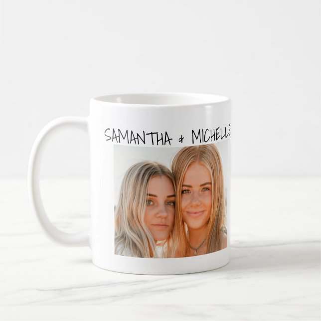 Personalised Photo Besties Coffee Mug (Left)