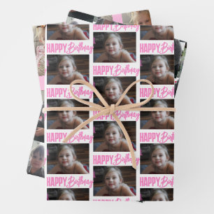 Personalised Photo Birthday Wrapping Paper Sheet