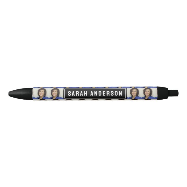 Personalised Photo Black Ink Pen (Front)