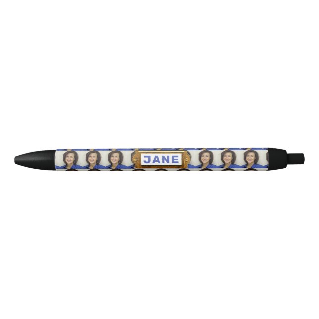 Personalised Photo Black Ink Pen (Front)